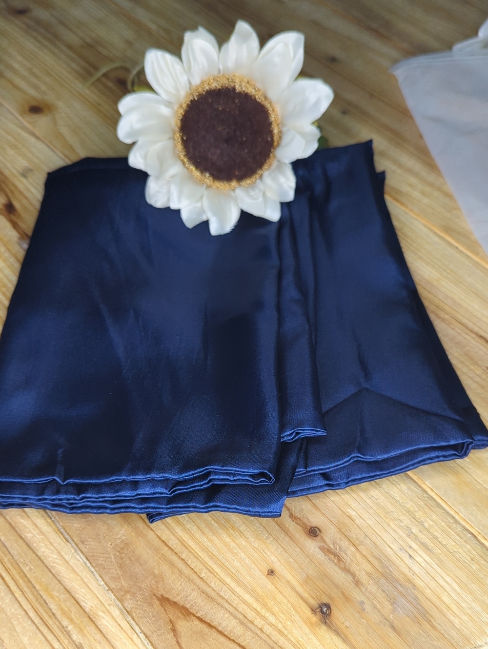 2 Dust Bags Or Satin Pillow Cases - Queen Size, Royal Blue